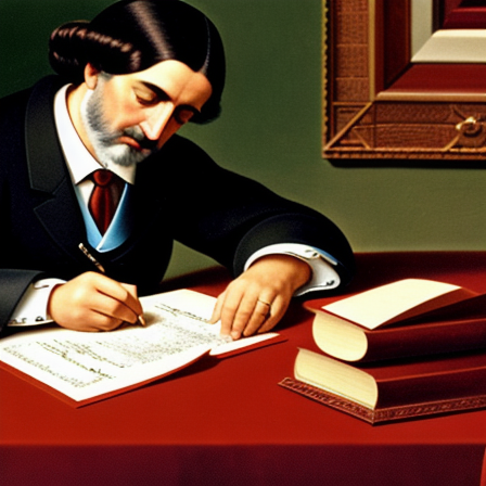 A Sworn Italian translator signing a document