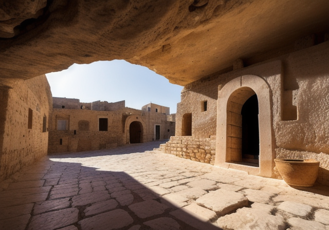 Matera cave dwellings